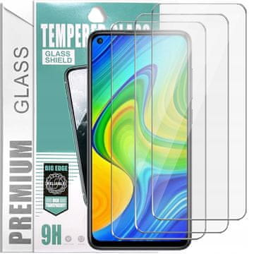 3x kaljeno staklo za Xiaomi Redmi Note 9 / Note 9 5G staklo 9H 3 komada