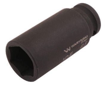 Dugi šesterokutni udarni ključ 1/2" 27 mm. CrMo. DIN 3129. Waryński