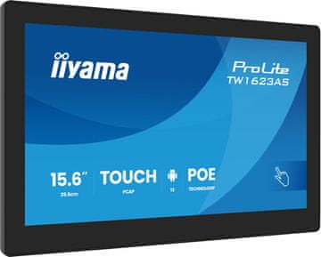 iiyama TW1623AS-B3P monitor 15,6" zaslon osjetljiv na dodir LED FHD crni