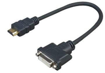 Vivolink PROHDMIADAPDVI kabelski adapter 0,2 m HDMI DVI-D crni