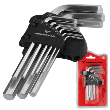 SET IMBUS KLJUČEVA Kratki imbus ključevi 9 kom 1,5-10 mm