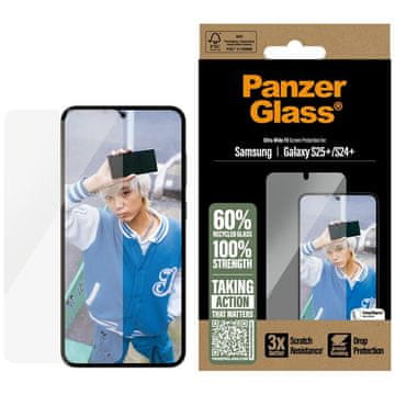 PanzerGlass Kaljeno staklo za Samsung Galaxy S25 Plus Ultra-Wide Fit