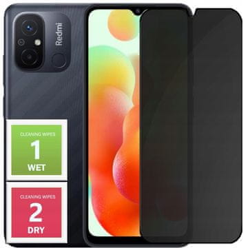 Kaljeno staklo protiv špijuniranja za Xiaomi Redmi 12C