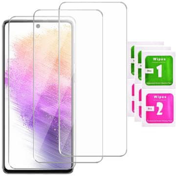 3x zaštitno staklo za ekran od kaljenog stakla za Samsung Galaxy A73 5G | PAKIRANJE OD 3 KOMADA