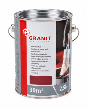 Granit Lak za IHC strojeve do 1985., crveni, 2,5 l, 270054 kutija