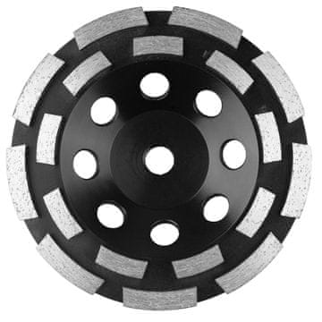 Segmentirani dvostruki dijamantni brusni disk M14 125 x 22,2 x 5 mm