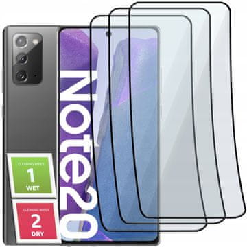 3x hibridno staklo ZA Samsung Note 2 ZA cijeli ekran keramika 9D