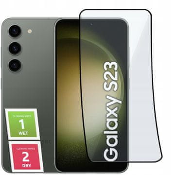 Hibridno staklo ZA Samsung Galaxy S23 ZA cijeli ekran keramičko 9D