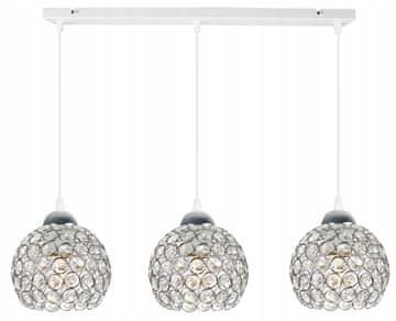 GH KROMIRANA VISEĆA SVJETILJKA LUSTERA S LED KRISTALOM