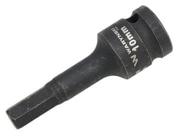 Udarni nasadni ključ 1/2", 10 mm šesterokutni H10 izrađen od CrMo čelika, Waryński