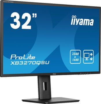 iiyama ProLite XB3270QSU-B1 31,5" QHD LED crni monitor