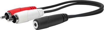Vivolink PROMJFRCAM0.2 audio kabel 0,2 m 3,5 mm 2 x RCA crni