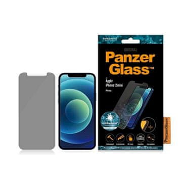 PanzerGlass Kaljeno staklo za iPhone 12 Mini Privacy Antibakterijsko