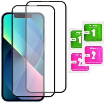 2x kaljeno staklo za Apple iPhone 13 mini cijeli ekran 5D staklo