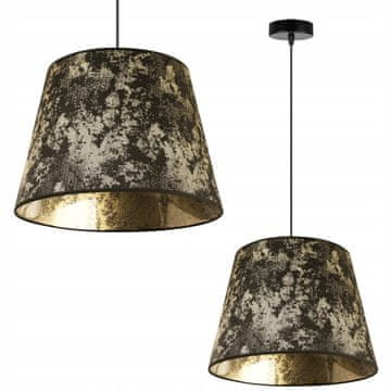 GH VISEĆA LAMPA, STROPNI LUSTERA, SJAJ, ZLATNI UZORAK