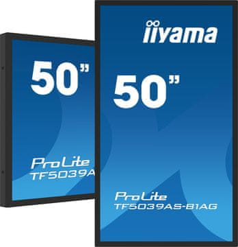 iiyama TF5039AS-B1AG monitor 49,5" 4K UHD LED dodirni crni