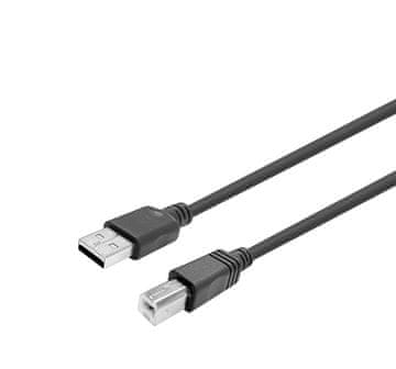 Vivolink PROUSBAB5 USB kabel USB 2.0 5m USB A USB B crni