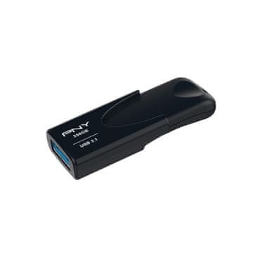 PNY Attache 4 256 GB USB 3.2 Gen 1 (3.1 Gen 1) crni USB flash pogon, FD256ATT431KK-EF