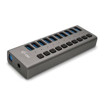 I-TEC USB 3.0 punjač s 10 priključaka + napajanje 48W EU kabel, U3CHARGEHUB10