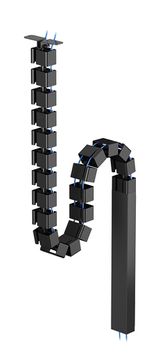 Neomounts ADS06-133BL Organizator/Upravitelj kabela za stol, crni