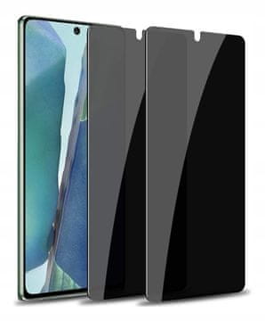 2x 9D kaljeno staklo za privatnost ZA Samsung A71 privatnost protiv špijuniranja