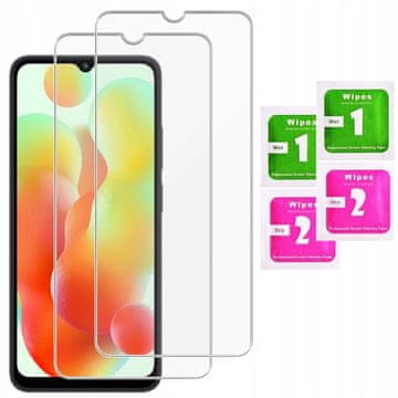 2x kaljeno staklo ZA Xiaomi Redmi 12C 9H zaštitna folija za ekran | Pakiranje od 2 komada