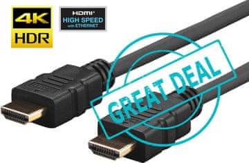 Vivolink PROHDMIHD1-BULK HDMI kabel 1m HDMI tip A (standardni) crni