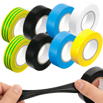 Set od 20 m izolacijskih traka 19 mm (pakiranje od 8) u pet boja