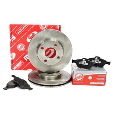 Kočioni diskovi + pločice prednje Mazda 121 III (jasm, jbsm), 2 (DY); Ford