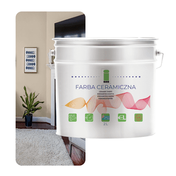 EE KERAMIČKA BOJA ZA ZIDOVE, PERIVA, BEŽ, PIJESNATA, 2 L, OTPORNA NA MRLJE