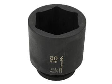 Udarni nasadni ključ, šesterokutni 1" vrlo dugi 80 mm CrMo d.125 mm, Waryński