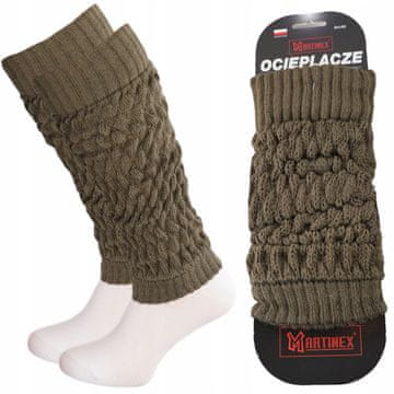 Dječji grijači za noge, dječji grijači za listove, zimski Martinex kaki