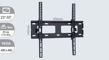 Vivolink VLMW2355T nosač za TV od 139,7 cm (55"), crni