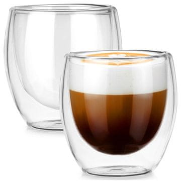 Northix Dvostruke termo čaše, 250 ml, set od 2