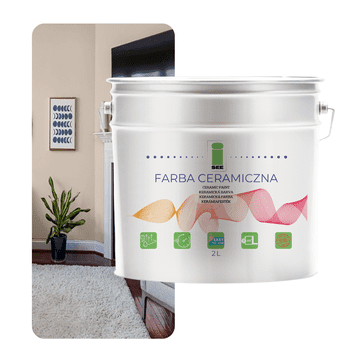 EE KERAMIČKA BOJA ZA ZID, PERIVA, TOPLA BEŽ, 2 L, OTPORNA NA MRLJE