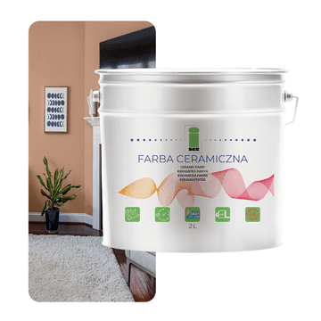 EE KERAMIČKA BOJA ZA ZID, PERIVA, TOPLA BEŽ, 2 L, OTPORNA NA MRLJE