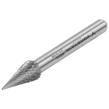 YG7 brzometno karbidno glodalo, konusno, oštro, 8x18 mm, FI 6 mm,