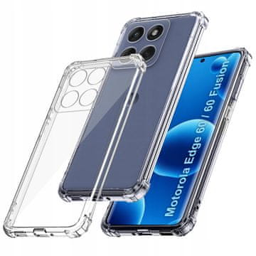 Futrola za Motorola Edge 60 | 60 Fusion oklopna futrola od silikonske gume + stakla