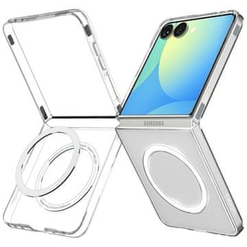 Spigen Futrola za Galaxy Z Flip7 AirSkin MagFit - ultra tanka, MagSafe, kristalna