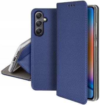 Futrola za Samsung Galaxy S25 FE s pametnom magnetnom preklopnom zaštitnom maskom + staklo