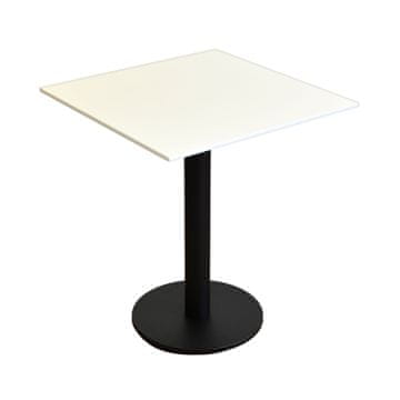 Stol za kafiće i restorane, vodootporni HPL 12 mm, 70x70 cm, Snjeguljica, okrugla noga