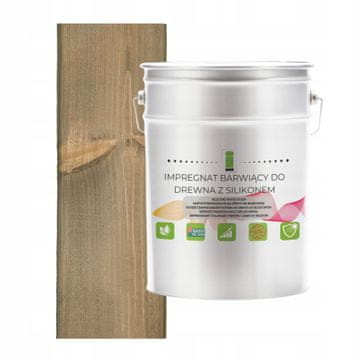 EE IMPREGNACIJA DRVA SA SILIKONSKIM VOSKOM SIVA HIDROFOBNA 2u1 2,5L RAL7006