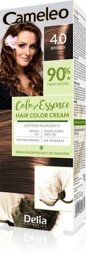 DELIA cosmetics Cameleo Color Essence krema za bojanje kose br. 4.0 - smeđa 1 pakiranje.