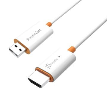 J5CREATE Screencast - Bežični HDMI prijemnik - Zrcaljenje zaslona, JVAW56-N