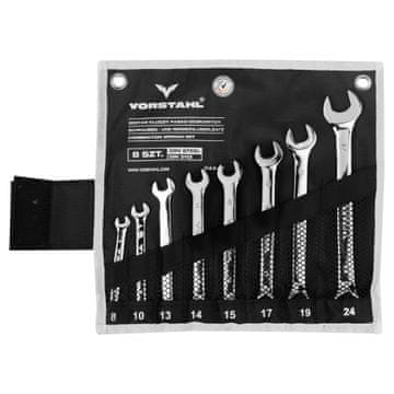 Set kombiniranih ključeva od CrV čelika (set od 8) 8 - 24 mm