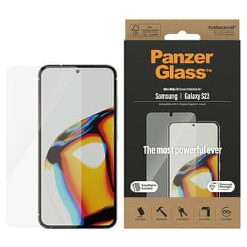 PanzerGlass Kaljeno staklo za Samsung Galaxy S23 Ultra-Wide Fit s aplikatorom