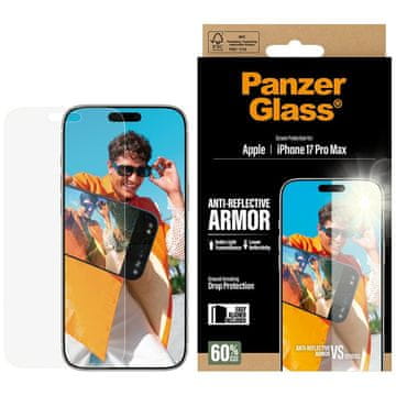 PanzerGlass Armor antirefleksno kaljeno staklo EasyAligner za iPhone 17 Pro Max