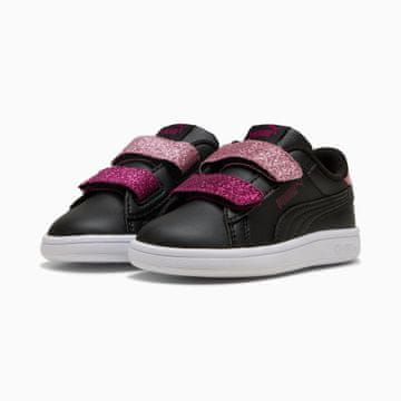 Puma Dječje cipele Puma SMASH 3.0 L GLITTER VELCRO V INF crne 39561007 r 22
