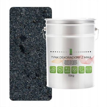EE Dekorativna žbuka s grafitnim tinjcem DIAMOND EFFECT 15kg Hidrofobna D923