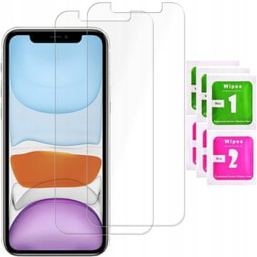 2x kaljeno staklo za Apple iPhone 11 / XR glass 9H set od 2 | pakiranje od 2 komada